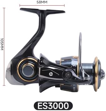 HAUT TON Dolphin Spinning Reel, 5+1BB Saltwater Fishing Reels - Image 2