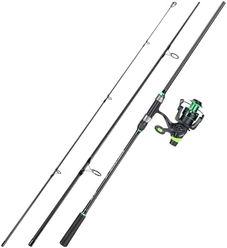 Sougayilang Surf Fishing Rod Combo IM8 Carbon 3 Piece Travel Spinning Rod with 4000 Size Spinning Reel (9'/10'/11'/12') - Image 2