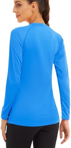 MAGCOMSEN Women's Long Sleeve Shirts UPF 50+ Sun Protection Shirts for Hiking Fishing Workout Rash Guard - Image 2