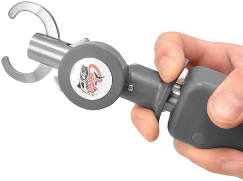 CUDA Digital Grip & Weigh 50Lb | Durable For Saltwater and Freshwater Use Fish Scales with Non-Slip Grip, Integrated Tape Measure & Stainless Steel Jaws | Lanyard Included - Image 4