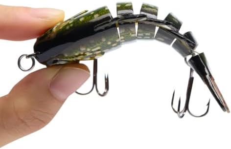 BASSDASH SwimPanfish Multi Jointed Bluegill Bass Fishing Lure Swimbaits - Image 3