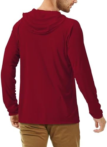 Roadbox Mens Fishing Sun Hoodie, Long Sleeve UPF 50+ UV Protection Shirts - Image 3