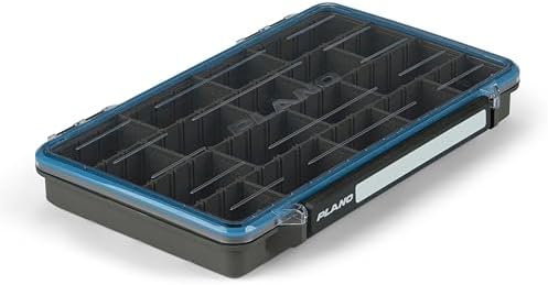 Plano StowAway 3700 Waterproof Stow Tackle Box, IPX7 Waterproof, with Rustricor, Single Latch Design, Transparent DuraView Lid, Stackable Storage for Fishing Bait, Lures and Gear - Image 3