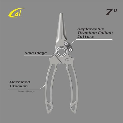 danco Titanium Side Cutter Fishing Pliers with Sheath for Fresh/Saltwater - Image 4