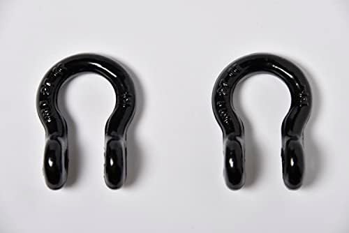 2 Pack Black-Blue: Rigging 1/2" Bow Shackles D Ring Rugged 10 Ton 22,000 Lbs Breaking Strength, WLL 2 Ton 4400 lbs w 5/8'' Pin Clevis Screw Heavy Duty f Marine Boat Anchor ATV UTV Recovery - Image 6