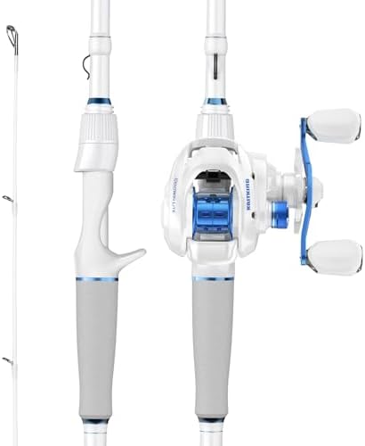 KastKing Centron Lite Fishing Rod and Reel Combo, Baitcaster & Spinning by KastKing