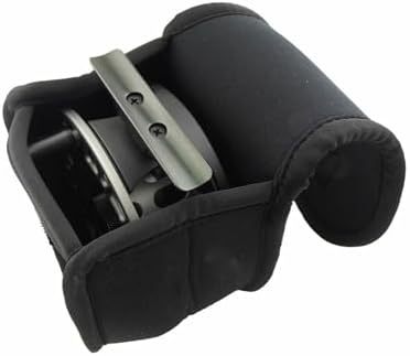 Aventik Neoprene Fly Fishing Reel Case Pouch Cover Fitting 5/6 7/8wt Fly Reel Storage (Black, 2-PACK 5/6) - Image 3