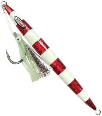 Slow Metal Pitching Falling Jigs Glow Speed Vertical Jigs Jigging Tuna Lures Fast Saltwater Artificial Baits Jigging Fishing Plugs 200g-400g by Feianoto