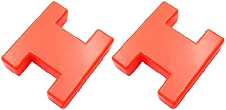 Newmind 2Pcs Red H Block Marker Buoy Accessories, 2 inch Long Tackle for Carp Fishing Catfish - Image 3