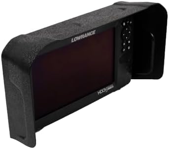 BerleyPro Visor for Lowrance Fish Finder — Sun Glare Reduction — Fits HDS Live/PRO, Elite FS, Hook Reveal, Eagle Series by BerleyPro
