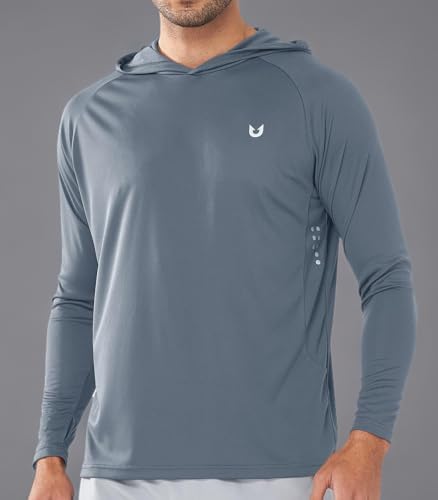NORTHYARD Men's Sun Hoodie Long Sleeve Fishing Shirts UPF 50+ Rash Guard - Image 6