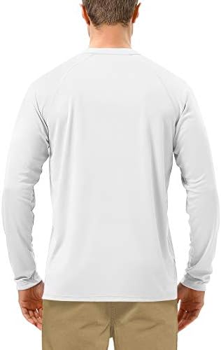 Roadbox Men's UPF 50+ UV Sun Protection Shirts, Long Sleeve Swim Rash Guard - Image 2