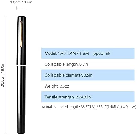 Lixada Fishing Rod Reel Combo Mini Pen Fishing Pole Kit Telescopic Fishing Rod Spinning Reel Combo Kit - Image 3