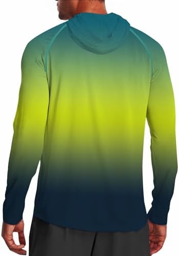 Men's UPF 50+ Sun Protection Hoodie, Long Sleeve Fishing Shirt - Image 4