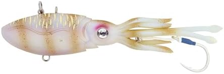 Nomad Design Original Squidtrex Patented Vibrating Fishing Lure - TPE Soft Plastic Lure Bait for Saltwater with Strong BKK Assist Hooks, Fishing Bait that Catches Many Species by NomadDesign
