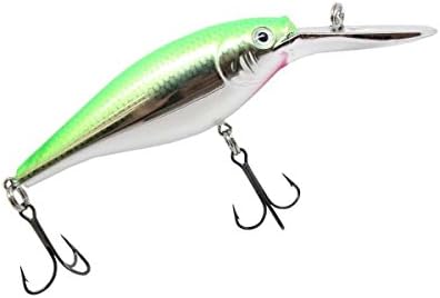 Berkley Flicker Shad Fishing Lure, Lime Chrome, 5/16 oz, 2 3/4in | 7cm Crankbaits, Size, Profile and Dive Depth Imitates Real Shad, Equipped with Fusion19 Hook - Image 3
