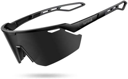 Lamicall 24g Polarized Sports Sunglasses for Men Women - UV400 Protection Sun Glasses for Baseball Running Cycling Fishing by Lamicall