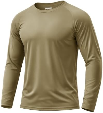 Boladeci Men's UPF 50+ Sun Protection UV SPF Shirts Long Sleeve Lightweight Quick Dry Swim T-Shirts Rash Guard by Boladeci