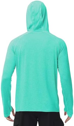 Roadbox Men's UPF 50+ Fishing Shirts, Long Sleeve UV Sun Protection Hoodie - Image 3
