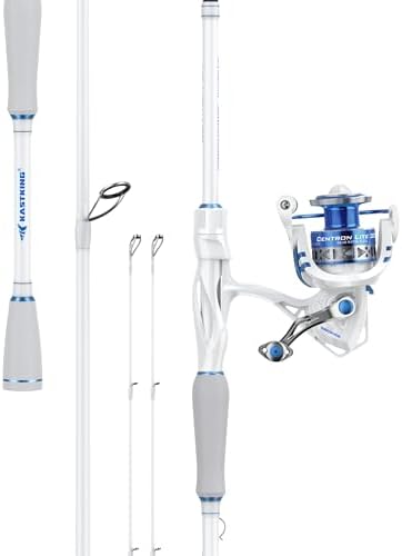KastKing Centron Lite Travel Fishing Rod and Reel Combo, Packable Twin-Tip by KastKing