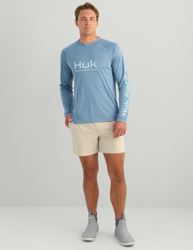 HUK Men's Pursuit Vented Long Sleeve Fishing Shirt (+30 UPF) - Image 2
