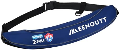 Manual Inflatable Belt Pack,Inflatable PFD Waist Belt,PFD for Paddle Boarding for SUP Paddleboarding Fishing Boating Kayaking（fit 80-330 lbs） by Unknown