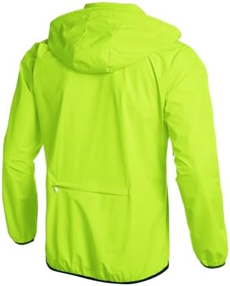 COOFANDY Men's Light Rain Jacket Packable Waterproof Raincoat Windbreaker - Image 3