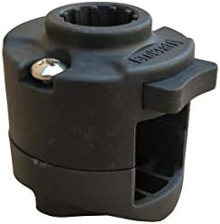 Brocraft Pontoon Boat Accessories/Pontoon Boat Square Rail Mount/Pontoon Boat Rod Holder Mount -Not Drilling Required by Brocraft