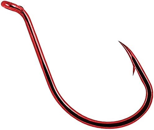 Octopus-Hook-Fishing-Beak-Circle-Hooks-Freshwater-Red-Black-100-50 Pack - Image 4