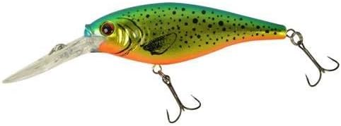 Berkley Flicker Shad Fishing Lure, Speckled Gold Shiner, 5/16 oz, 2 3/4in | 7cm Crankbaits, Size, Profile and Dive Depth Imitates Real Shad, Equipped with Fusion19 Hook - Image 2
