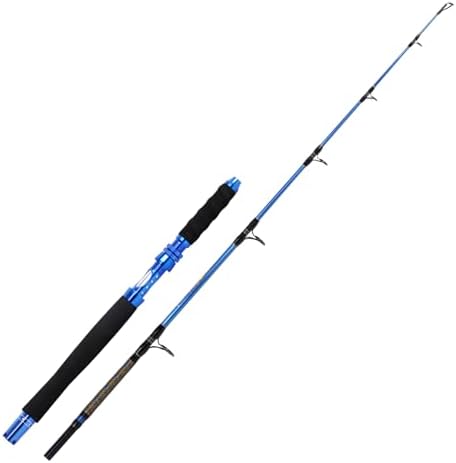 Fiblink Saltwater Graphite Jig Jigging Spinning Fishing Rod Deep Sea Jig Pole 5'6"/6' - Image 2
