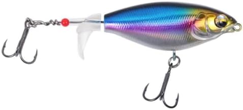 Whopper Fishing Lure for Bass Popper Top Water Fishing Lures with Floating Rotating Tail Barb Treble Hooks in Saltwater Freshwater Plopping Lures Kit - Image 6