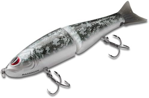 Bassdash SwimShad Glide Baits Jointed Swimbait Bass Pike Salmon Trout Muskie Fishing Lure - Image 6