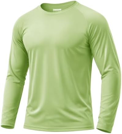 Boladeci Men's UPF 50+ Sun Protection UV SPF Shirts Long Sleeve Lightweight Quick Dry Swim T-Shirts Rash Guard by Boladeci