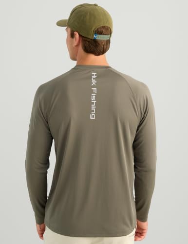 HUK Men's Pursuit Vented Long Sleeve Fishing Shirt (+30 UPF) - Image 3