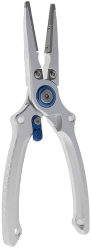 Reaction Tackle Aluminum Fishing Pliers with Tungsten Carbide Cutters, Braid Cutter, Hook Remover and Crimper, Saltwater Corrosion Resistant with Sheath and Lanyard - Image 2
