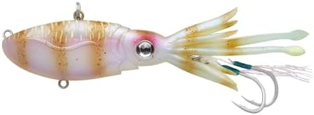 Nomad Design Original Squidtrex Patented Vibrating Fishing Lure - TPE Soft Plastic Lure Bait for Saltwater with Strong BKK Assist Hooks, Fishing Bait that Catches Many Species by NomadDesign