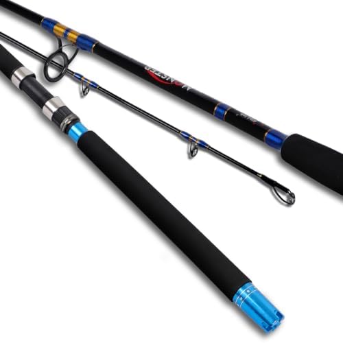 Fiblink Fishing Jigging Rod Saltwater Spinning Rod 6ft 1 Piece Heavy Jig Spin Rod Fishing Pole 30-50lbs/50-80lbs by Fiblink