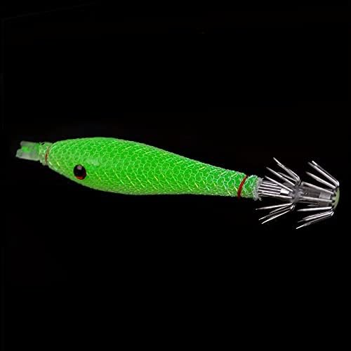 5pcs Luminous Squid Jigs Saltwater, Octopus Squid Jigs Night Fishing Lures - Image 5