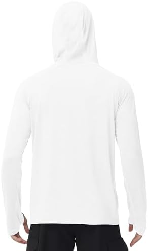 Roadbox Men's UPF 50+ Fishing Shirts, Long Sleeve UV Sun Protection Hoodie - Image 3