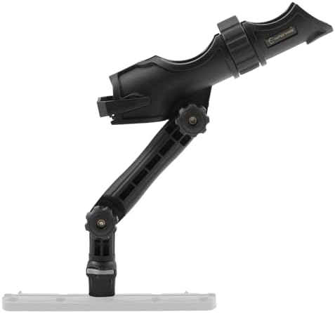 Hitorhike Kayak & Boat Fishing Rod Holder Set with Extender – Universal Reel Compatibility, 360° Adjustable, Heavy-Duty Mounts by HITORHIKE