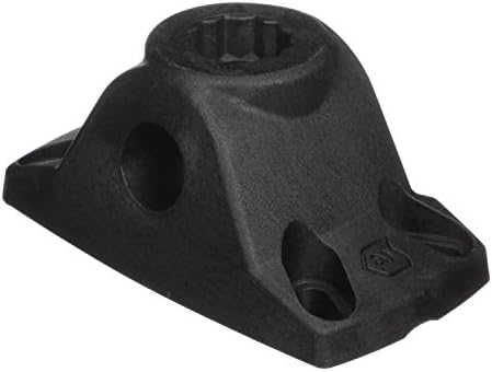 Attwood 5011-7 Heavy-Duty Fishing Rod Holder Combo Mount, Mounts on Top or Side of Gunwale, Positive Lock, Black - Image 2