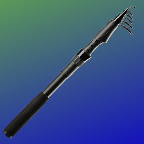 Whistytwig Carbon Fiber Telescopic Fishing Rod - Portable Collapsible Design for Travel and Adventure - Versatile Saltwater and Freshwater Fishing Pole - Image 2