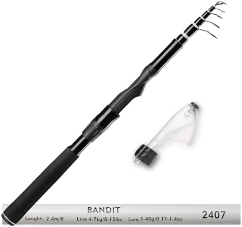 Whistytwig Carbon Fiber Telescopic Fishing Rod - Portable Collapsible Design for Travel and Adventure - Versatile Saltwater and Freshwater Fishing Pole - Image 5