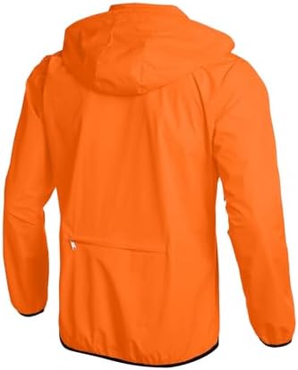 COOFANDY Men's Light Rain Jacket Packable Waterproof Raincoat Windbreaker - Image 3