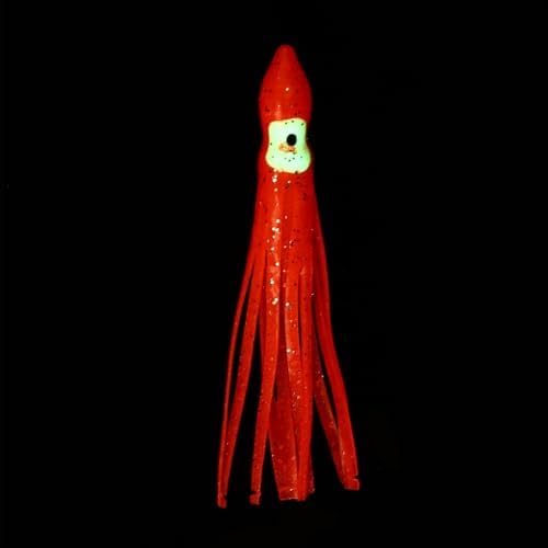 Fishing Squid Skirts, Glow Soft Plastic Trolling Lures Luminous -Fitting for (Bass/Trout/Salmon/Saltwater/Fishing Bait) - Image 4