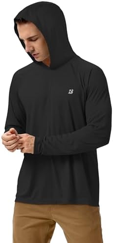 Roadbox Mens Fishing Sun Hoodie, Long Sleeve UPF 50+ UV Protection Shirts - Image 2