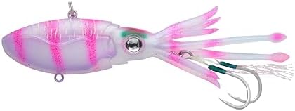 Nomad Design Original Squidtrex Patented Vibrating Fishing Lure - TPE Soft Plastic Lure Bait for Saltwater with Strong BKK Assist Hooks, Fishing Bait that Catches Many Species by NomadDesign