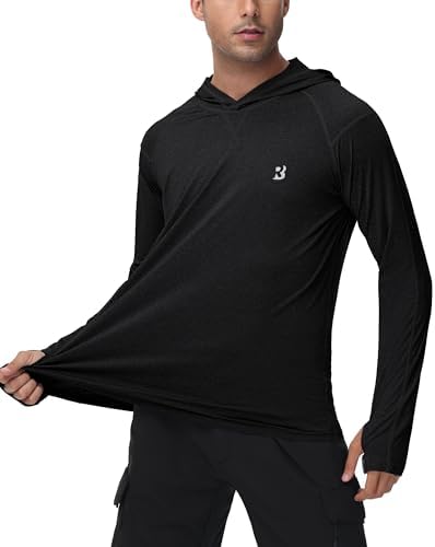 Roadbox Men's UPF 50+ Fishing Shirts, Long Sleeve UV Sun Protection Hoodie - Image 2