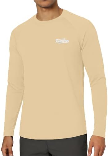 Men's UPF 50+ Sun Fishing Shirt, Long Sleeve UV Protection Tee, Quick Dry Rash Guard for Outdoor Swim Hiking - Image 2